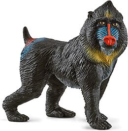 Schleich 14856 - Wild Life, Mandrill, Tierfigur, Höhe: 6,1 cm Spiel