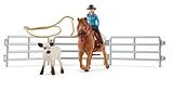 Team Roping mit Cowgirl Spiel