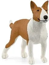 Schleich 13966 - Farm World, Bullterrier, Hund, Tierfigur, Länge: 7,5 cm Spiel