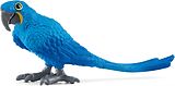 Schleich 14859 - Wild Life, Hyazinth Ara, Papagei, blau, Tierfigur, Länge: 8,3 cm Spiel