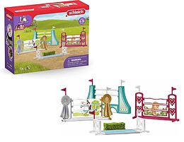 Schleich 42612 - Horse Club, Hindernisse Zubehör, 30-teilig Spiel