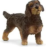 Schleich 13972 - Farm World, Rauhhaardackel, Hund, Tierfigur, Länge: 6,5 cm Spiel