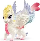 Schleich 70825 - Bayala, Regenbogen Babydrache, Spielfigur, 9,7x5,1x7,9cm Spiel