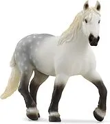 Schleich 13971 - Farm World, Percheron Stute, Pferd, Tierfigur, Länge: 15 cm Spiel
