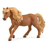 Schleich 13943 - Horse Club, Islandpony Hengst, Pferd Tierfigur, Länge: 13,4 cm Spiel