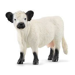 Schleich 13960 - Farm World, Galloway Kuh, Tierfigur, Länge: 14 cm Spiel