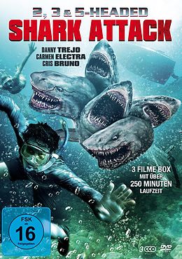 2, 3 & 5 Headed Shark Attack Box DVD