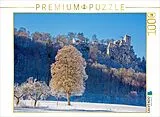 CALVENDO Puzzle Winterlandschaft im Wiesenttal am Fuße der Burg Neideck | 1000 Teile Lege-Größe 64x48cm Foto-Puzzle für glückliche Stunden Spiel