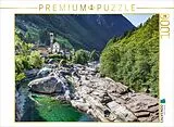 CALVENDO Puzzle Das Verzascatal - Tessin | 1000 Teile Lege-Größe 64x48cm Foto-Puzzle für glückliche Stunden Spiel