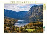 CALVENDO Puzzle See Bohinj Landschaft im Herbst | 1000 Teile Lege-Größe 64x48cm Foto-Puzzle für glückliche Stunden Spiel