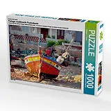 CALVENDO Puzzle Ein Motiv aus dem Kalender Portugal, traditionelle Fischerboote | 1000 Teile Lege-Größe 64x48cm Foto-Puzzle für glückliche Stunden Spiel