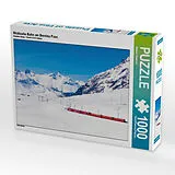 CALVENDO Puzzle Rhätische Bahn am Bernina Pass | 1000 Teile Lege-Größe 64x48cm Foto-Puzzle für glückliche Stunden Spiel