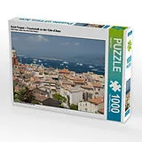 CALVENDO Puzzle Saint-Tropez - Traumstadt an der Côte d'Azur | 1000 Teile Lege-Größe 64x48cm Foto-Puzzle für glückliche Stunden Spiel