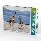 CALVENDO Puzzle Etosha Giraffen | 1000 Teile Lege-Größe 64x48cm Foto-Puzzle für glückliche Stunden Spiel