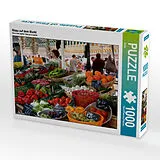 CALVENDO Puzzle Nizza auf dem Markt | 1000 Teile Lege-Größe 64x48cm Foto-Puzzle für glückliche Stunden Spiel
