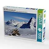 CALVENDO Puzzle Ein Motiv aus dem Kalender Eiger, Mönch und Jungfrau 2017 | 1000 Teile Lege-Größe 64x48cm Foto-Puzzle für glückliche Stunden Spiel