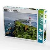 CALVENDO Puzzle Leuchtturm, Mykines, Färöer-Inseln | 1000 Teile Lege-Größe 64x48cm Foto-Puzzle für glückliche Stunden Spiel