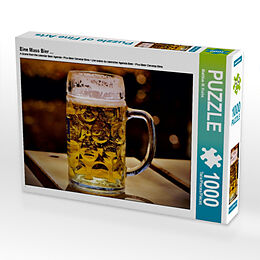 CALVENDO Puzzle „Eine Mass Bier“ – 1000 Teile, 64x48 Cm, Premium-Qualität Aus Europa