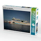 CALVENDO Puzzle Aida Stella in der Hafeneinfahrt 1000 Teile Puzzle quer | 1000 Teile Lege-Größe 64 × 48 cm Foto-Puzzle für glückliche Stunden Spiel