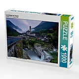 CALVENDO Puzzle Lavertezzo im Tessin | 1000 Teile Lege-Größe 64x48cm Foto-Puzzle für glückliche Stunden Spiel