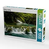 CALVENDO Puzzle Plitvicka - Kroatien 1000 Teile Puzzle quer | 1000 Teile Lege-Größe 64 × 48 cm Foto-Puzzle für glückliche Stunden Spiel