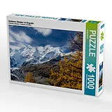 CALVENDO Puzzle Goldener Oktober im Engadin | 1000 Teile Lege-Größe 64x48cm Foto-Puzzle für glückliche Stunden Spiel