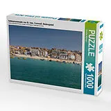 CALVENDO Puzzle Hafenpromenade von St. Ives, Cornwall, Südengland | 1000 Teile Lege-Größe 64x48cm Foto-Puzzle für glückliche Stunden Spiel