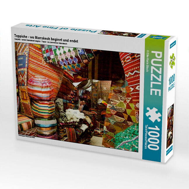 Teppiche Wo Marrakech Beginnt Und Endet Puzzle Klassische