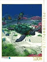 CALVENDO Puzzle Meeresschildkröte | 1000 Teile Lege-Größe 64x48cm Foto-Puzzle für glückliche Stunden Spiel