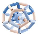Sternentanz blau, Elastischer Greiflingsball, 11,5 cm Spiel