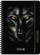 Kalender BRUNNEN 1072155063 Wochenkalender Schülerkalender 2022/2023 "Wolf" 2 Seiten = 1 Woche Blattgröße 14,8 x 21 cm A5 PP-Einband von 