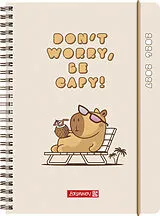 Kalender Schülerkalender 2026/2027 "Capy" | A5, Kunststoff von