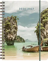 Buch Schülerkalender 2026/2027 "Tropical" | A6, Kunststoff von