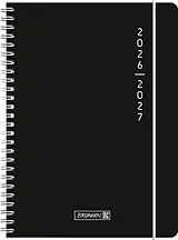 Kalender Schülerkalender 2026/2027 "Plain Black" | A5, Kunststoff von