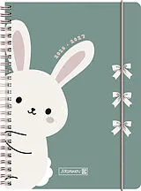 Kartonierter Einband (Kt) Schülerkalender 2026/2027 "Bunny" | A5, Kunststoff von 