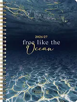 Kalender Schülerkalender Style 2026/2027 "Ocean" | A5, Kunststoff von