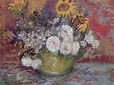 Vincent Willem van Gogh - Stilleben mit Rosen und Sonnenblumen - 500 Teile (Puzzle) Spiel