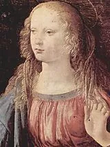 Leonardo da Vinci - Verkündigung an Maria, Detail: Jungfrau der Verkündigung - 500 Teile (Puzzle) Spiel