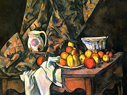 Paul Cézanne - Stilleben mit Äpfeln und Pfirsichen - 500 Teile (Puzzle) Spiel