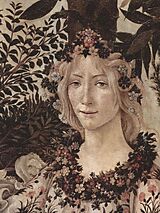 Sandro Botticelli - Frühling (Primavera), Detail: Flora - 1.000 Teile (Puzzle) Spiel
