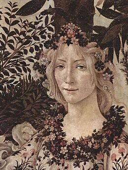Sandro Botticelli - Frühling (Primavera), Detail: Flora - 1.000 Teile (Puzzle) Spiel