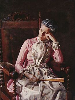 Thomas Eakins - Porträt der Amelia van Buren - 1.000 Teile (Puzzle) Spiel