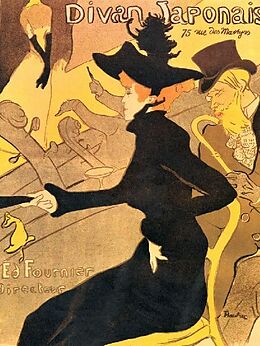 Henri de Toulouse-Lautrec - Divan Japonais, Plakat - 1.000 Teile (Puzzle) Spiel