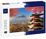 Lais Puzzle Mount Fuji Japan in Herbstfarben 2000 Teile Spiel