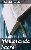 E-Book (epub) Memoranda Sacra von J. Rendel Harris