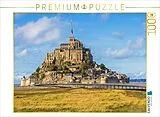 CALVENDO Puzzle Der Klosterberg Mont Saint-Michel | 1000 Teile Lege-Größe 64x48cm Foto-Puzzle für glückliche Stunden Spiel