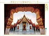 CALVENDO Puzzle Wat Benchamabophit - Bangkok - Thailand | 1000 Teile Lege-Größe 64x48cm Foto-Puzzle für glückliche Stunden Spiel
