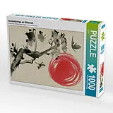 CALVENDO Puzzle Schmetterlinge am Blütenast | 1000 Teile Lege-Größe 64x48cm Foto-Puzzle für glückliche Stunden Spiel