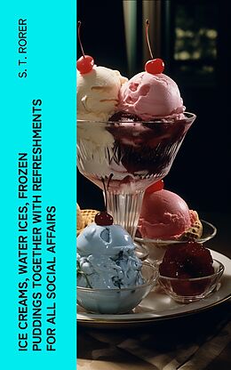 eBook (epub) Ice Creams, Water Ices, Frozen Puddings Together with Refreshments for all Social Affairs de S. T. Rorer