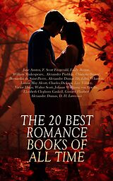 eBook (epub) The 20 Best Romance Books of All Time de Jane Austen, F. Scott Fitzgerald, Emily Brontë